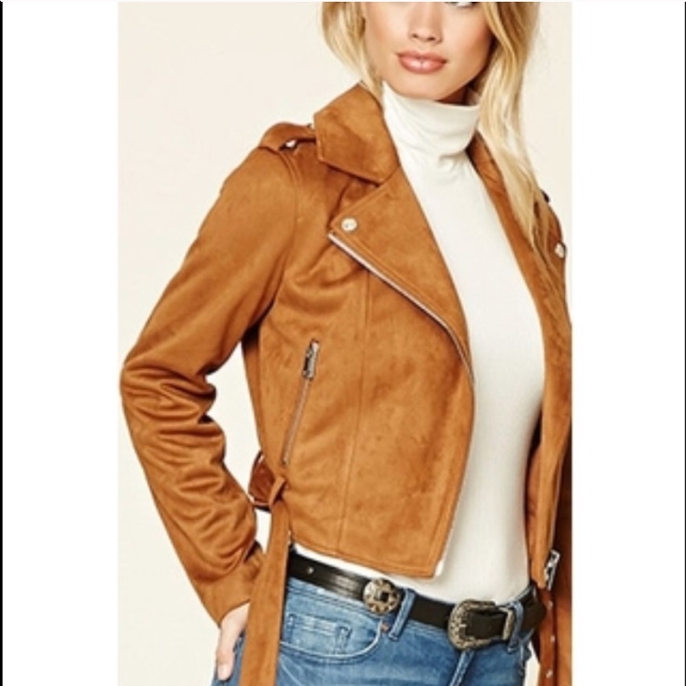 Faux Suede Jacket